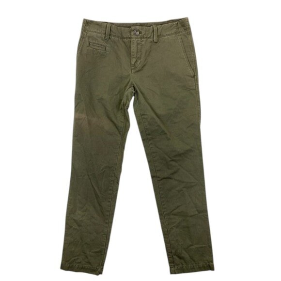 Banana Republic Pants - Banana Republic Women's Size 0 Olive Green Chino Pants 100% Cotton NWT